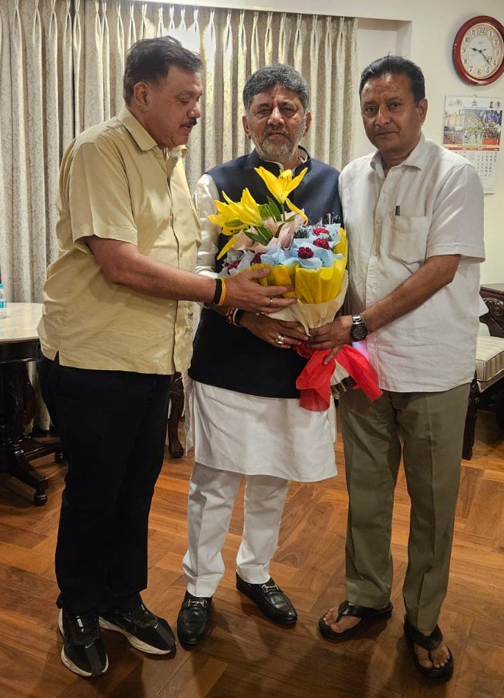 राजीव महर्षि ने कर्नाटक के मुख्यमंत्री डी.के. शिवकुमार से की शिष्टाचार भेंट, संगठन विस्तार पर हुई सार्थक चर्चा